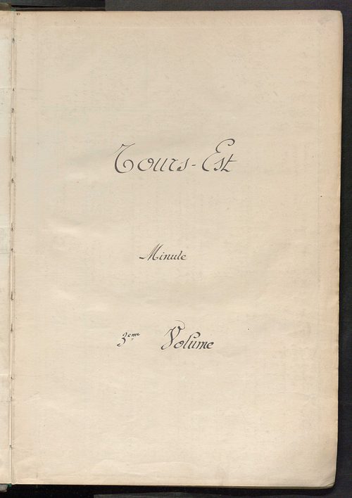 Tours nord-est. - Matrice des propriétés non bâties, fol. 601 à 1200.