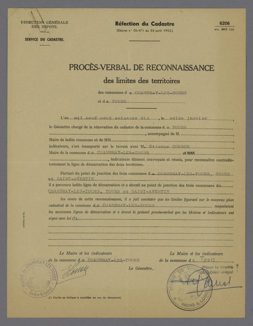Tours (1832, 1936-1970)