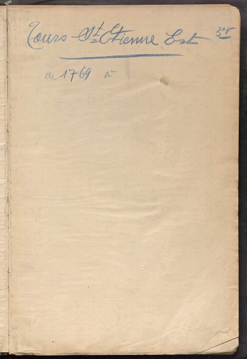 Tours sud-est. - Matrice des propriétés bâties, cases 1769 à 2769 (1911-1927).