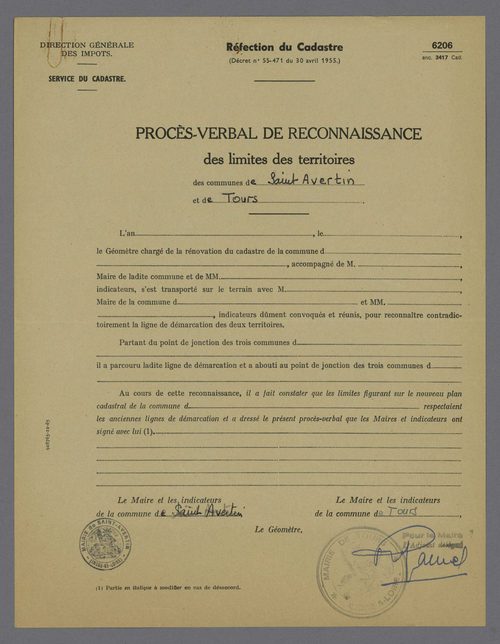 Tours (1832, 1936-1970)
