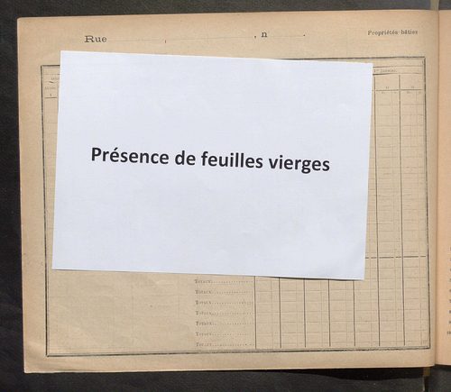 Tours. - Matrice des propriétés : Rue Jules Guesde à Place de la Grenadière