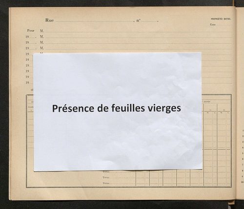 Tours. - Matrice des propriétés : Avenue de Grammont n° 110 à n° 272