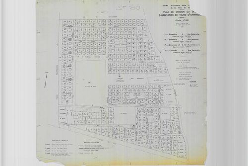Zone d'habitation de Saint-Symphorien, secteur des rues Delaroche et Delacroix (section BO)