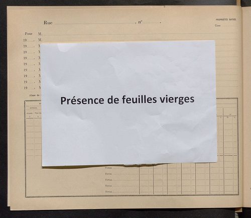 Tours. - Matrice des propriétés : Rue Charles Baudelaire à Rue du Chemin vert