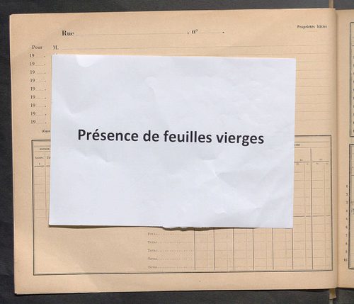 Tours. - Matrice des propriétés : Rue de la Fuye n° 200 à Rue du Général Chanzy n° 99