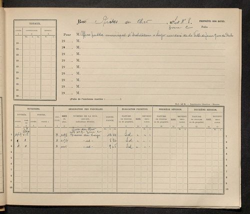 Tours. - Matrice des propriétés : Rives-du-Cher à Rue Clément Ader n° 49