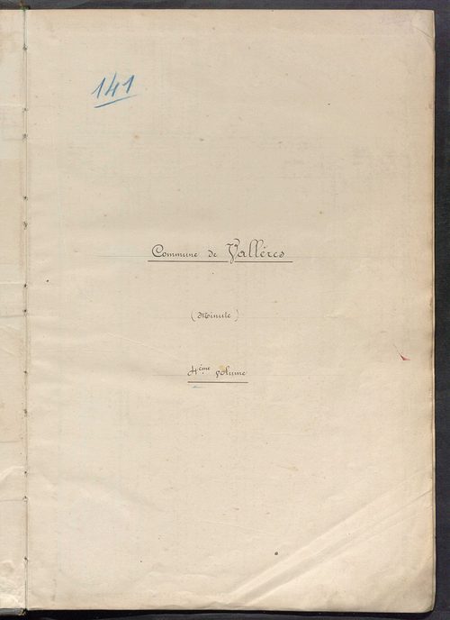 Matrice des propriétés non bâties, fol. 1201 à 1700.