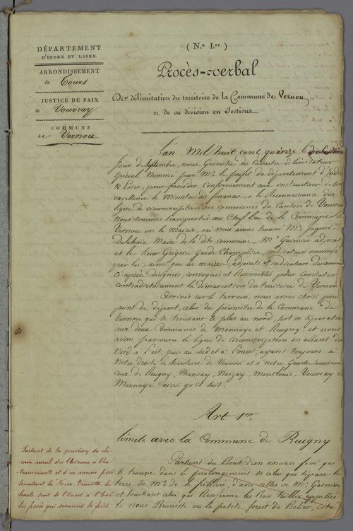 Vernou-sur-Brenne (1815, 1953)