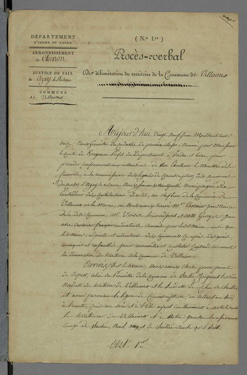 Villaines-les-Rochers (1813)