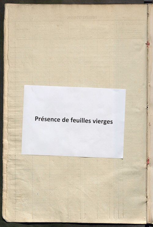Matrice des propriétés foncières ; registre présentant les augmentations et les diminutions survenues dans les contenances et les revenus portés sur les matrices cadastrales, 1834-1914 ; récapitulation des contenances et des revenus imposables, 1833 ; tab