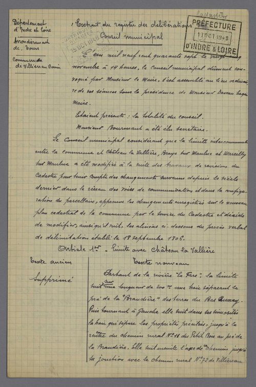 Villiers-au-Bouin (1806, 1937-1947)