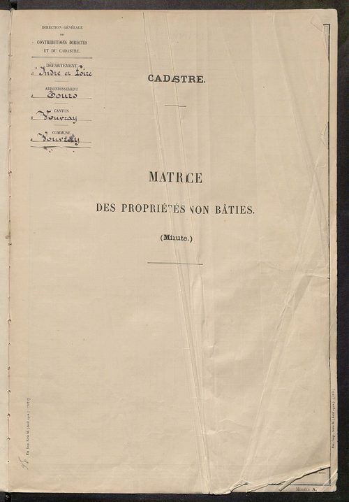 Matrice des propriétés non bâties, fol. 2993 à 3488.