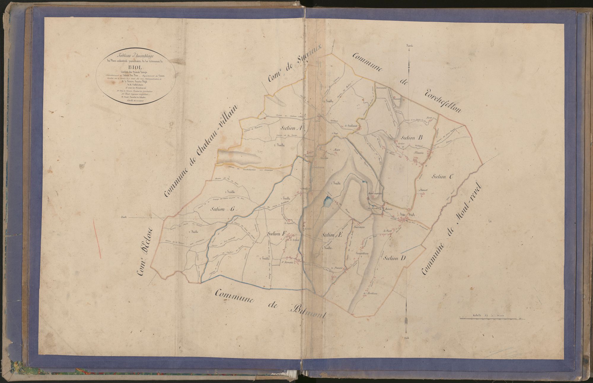 Document emprunté Tableau d'assemblage