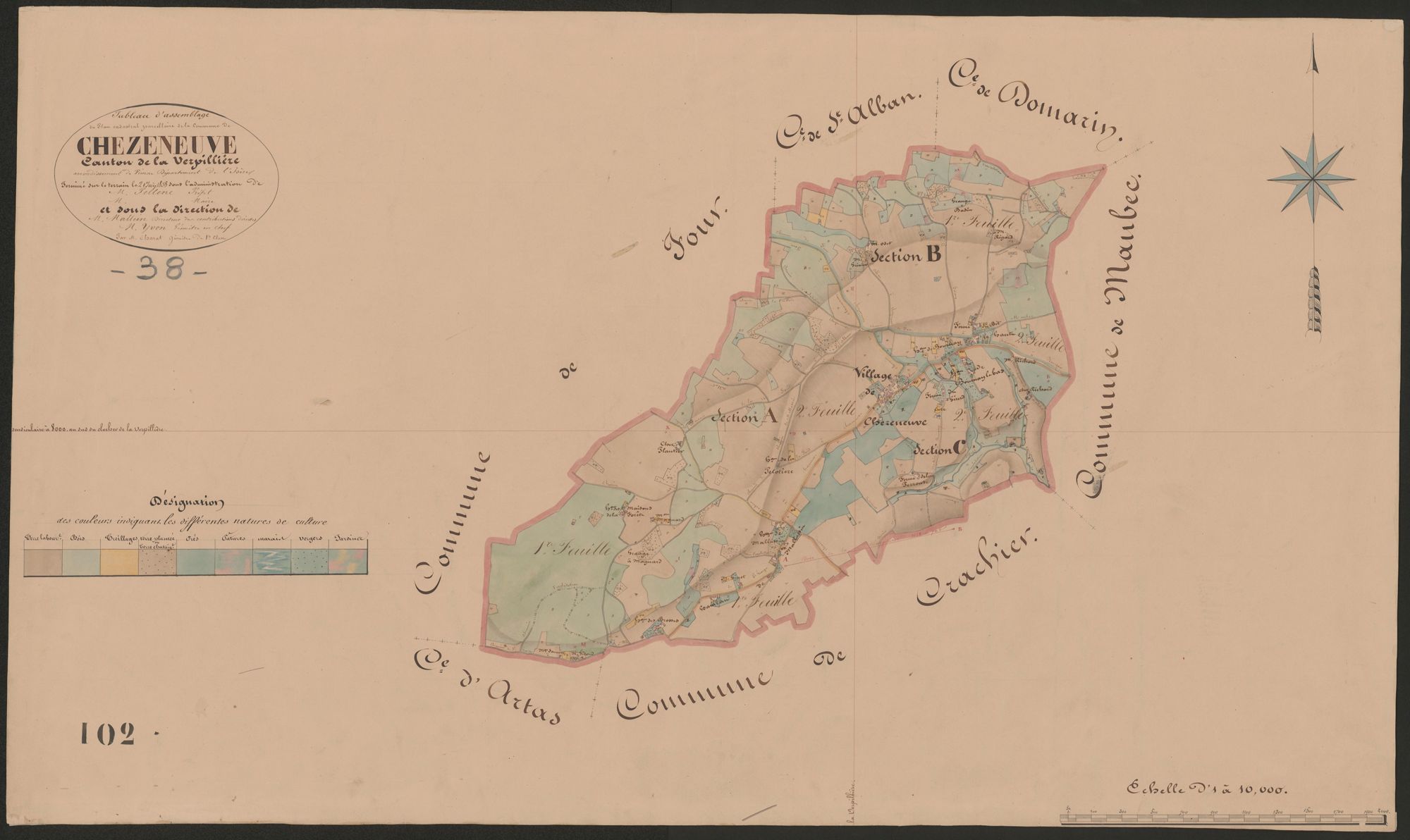 4P4/453 Tableau d'assemblage