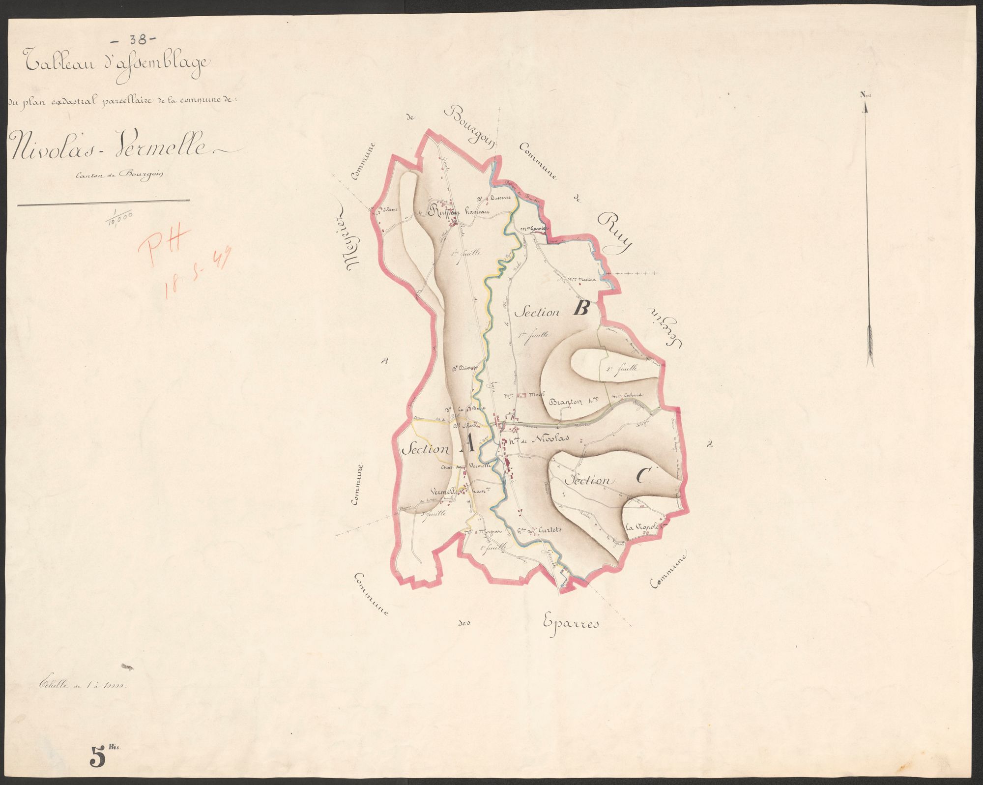 4P4/68 Tableau d'assemblage