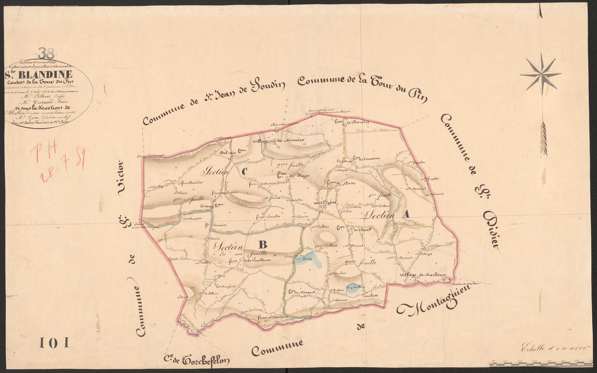 4P4/89 Tableau d'assemblage