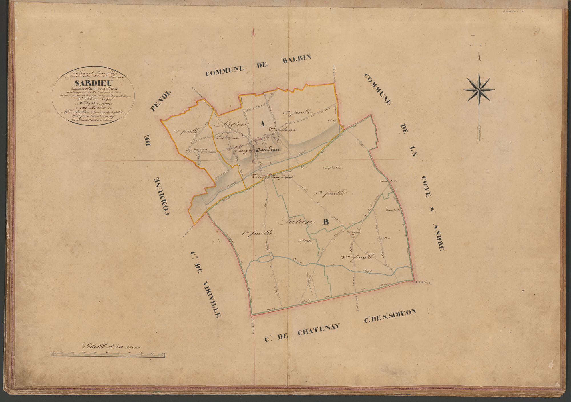 Document emprunté Tableau d'assemblage
