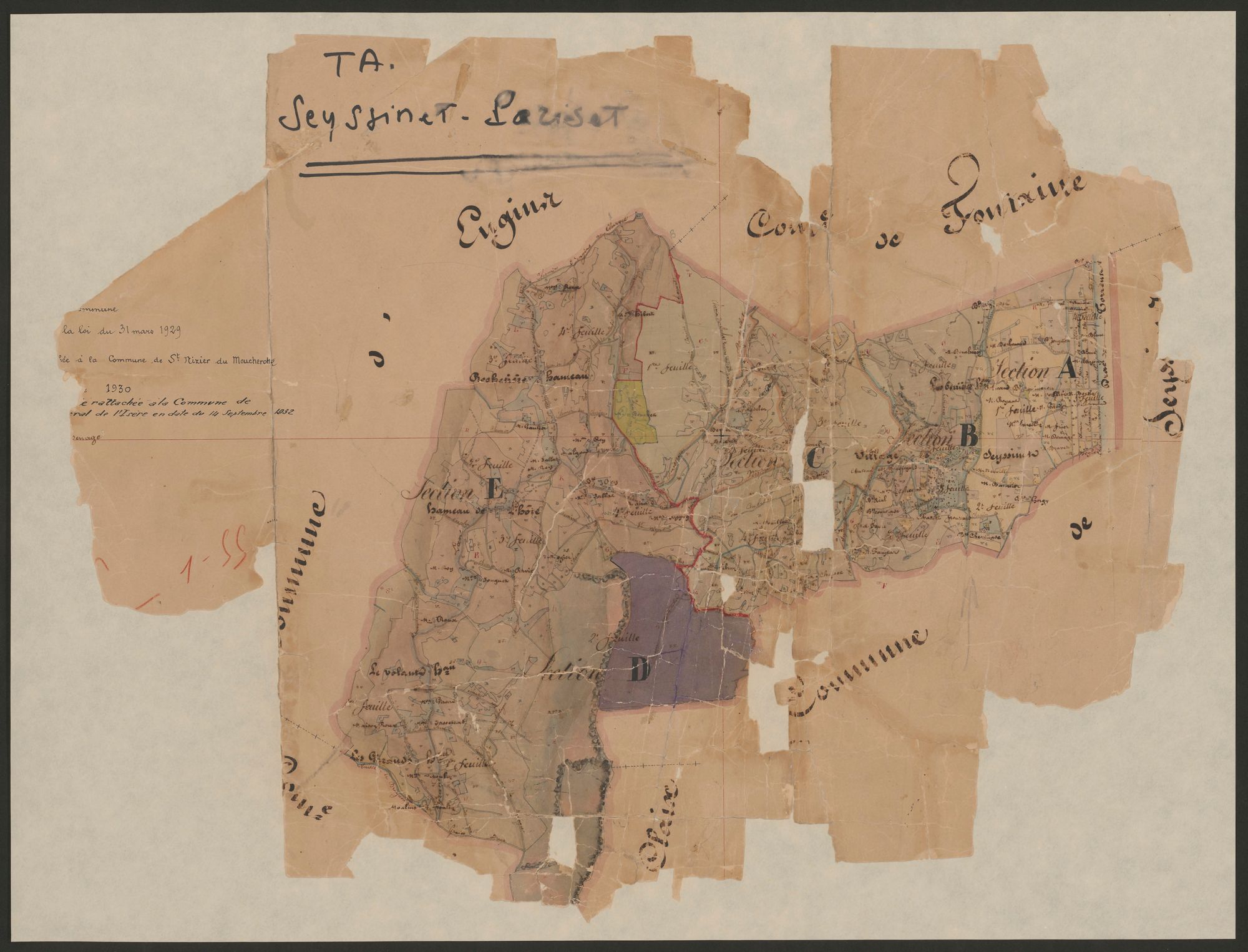4P4/323 Tableau d'assemblage