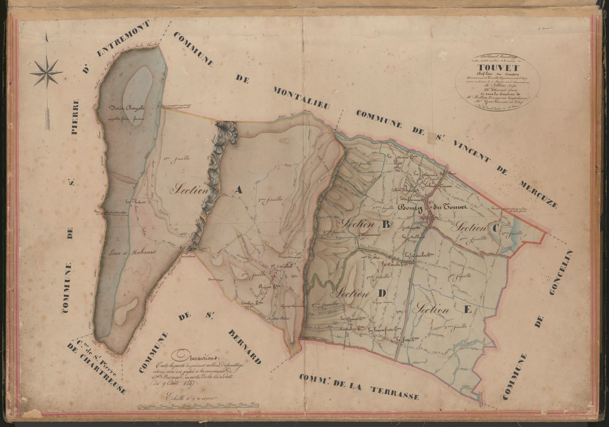 Document emprunté Tableau d'assemblage