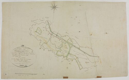 Abergement-La-Ronce, tableau d'assemblage.géomètre : Rosset et Morel