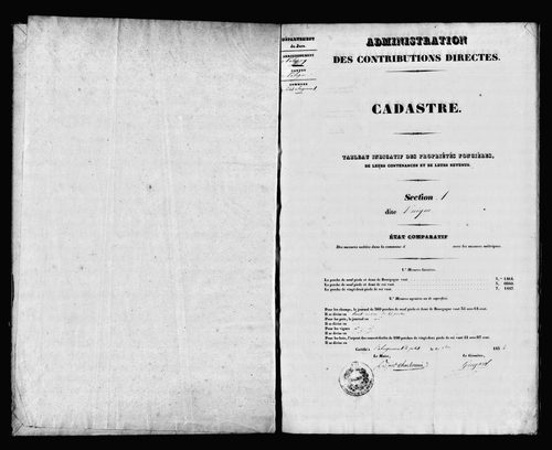 État de sections