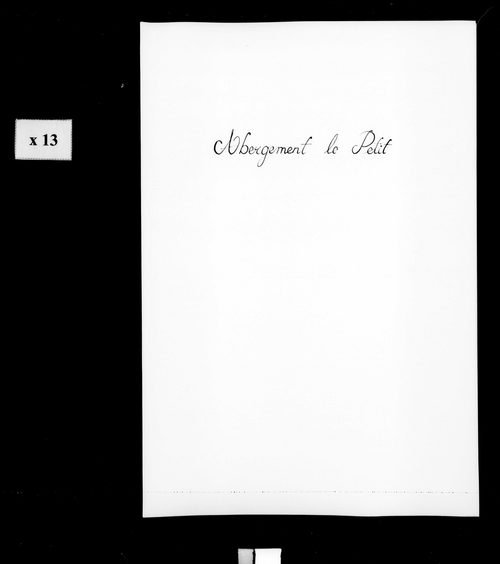 Matrice des propriétés bâties