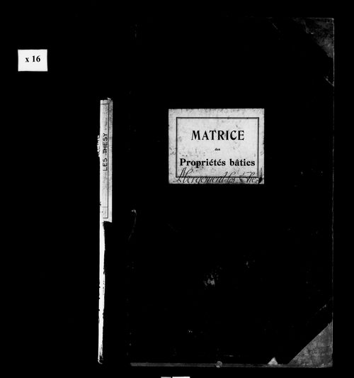Matrice des propriétés bâties