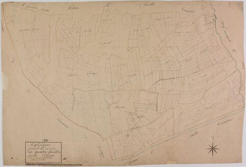 Aiglepierre, section A, les Bois, feuille 2.
