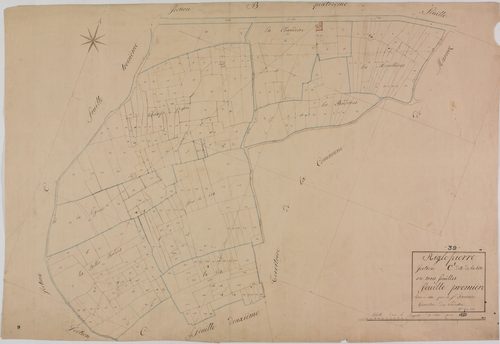 Aiglepierre, section C, la Côte, feuille 1.