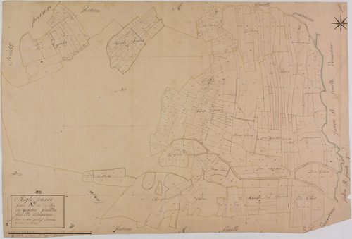 Aiglepierre, section A, les Bois, feuille 3.