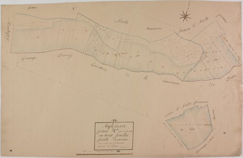 Aiglepierre, section C, la Côte, feuille 2.