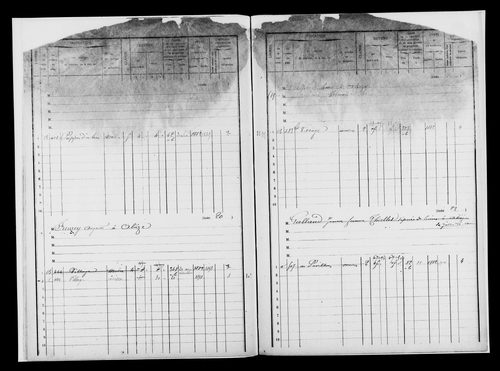 Matrices des propriétés bâties