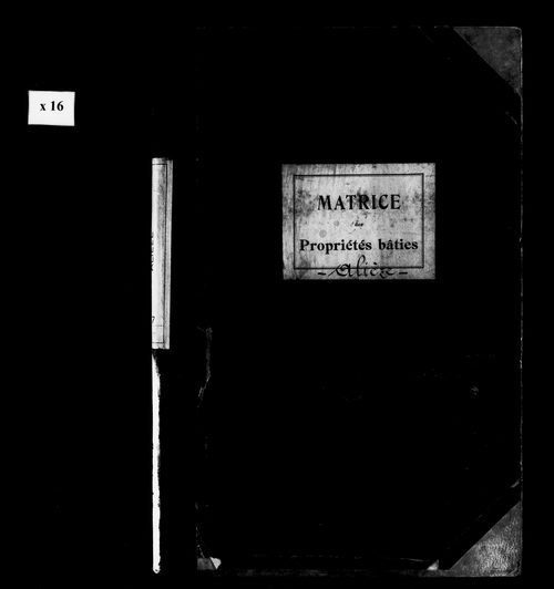 Matrice des propriétés bâties