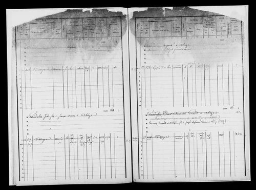 Matrices des propriétés bâties