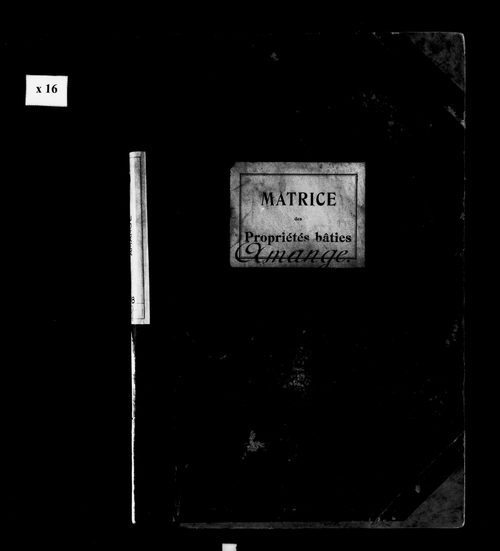 Matrice des propriétés bâties