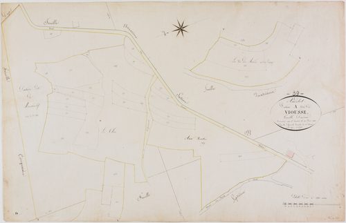 Andelot, section A, Viousse, feuille 6.