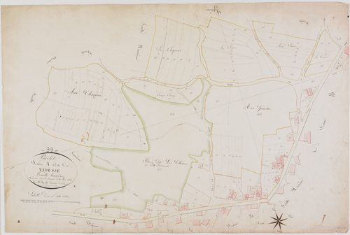 Andelot, section A, Viousse, feuille 8.