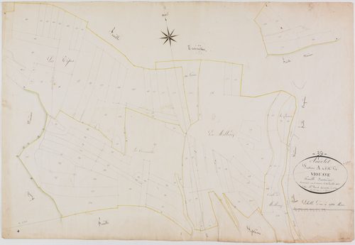 Andelot, section A, Viousse, feuille 4.