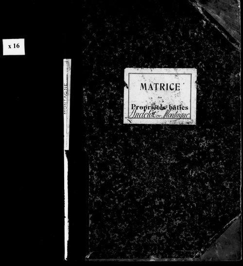 Matrice des propriétés bâties.