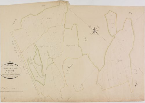 Andelot, section A, Viousse, feuille 9.