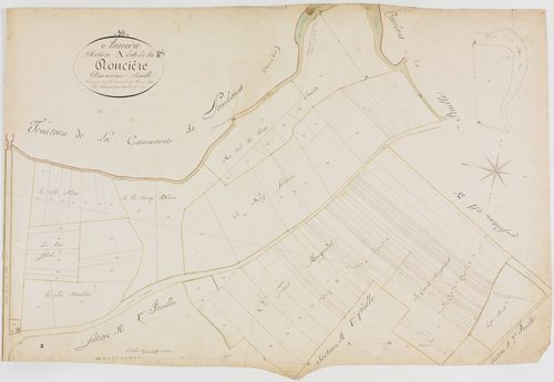 Annoire, section A, la Roncière, feuille 2.géomètre : Vermot Auguste