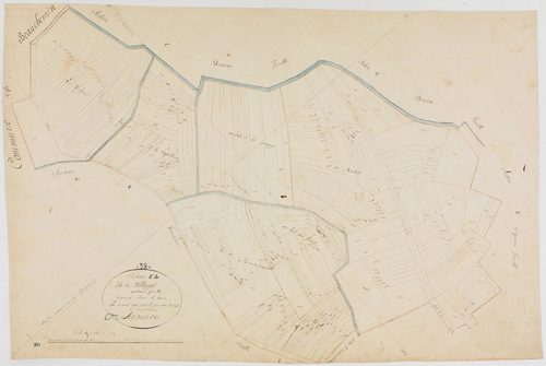 Annoire, section E, le Village, feuille 4.géomètre : Olivier Jean-Louis