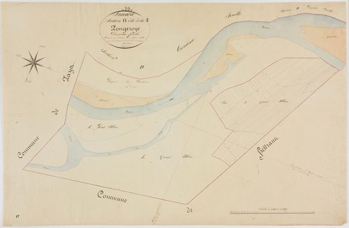 Annoire, section D, la Longeroye, feuille 2.géomètre : Vermot Auguste