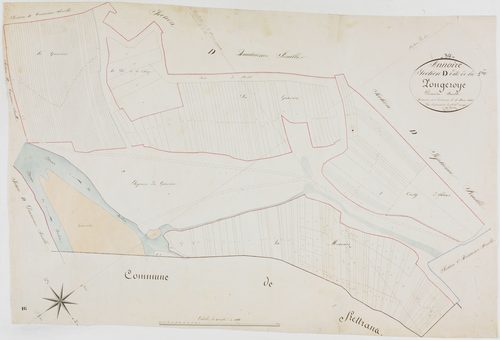 Annoire, section D, la Longeroye, feuille 1.géomètre : Vermot Auguste