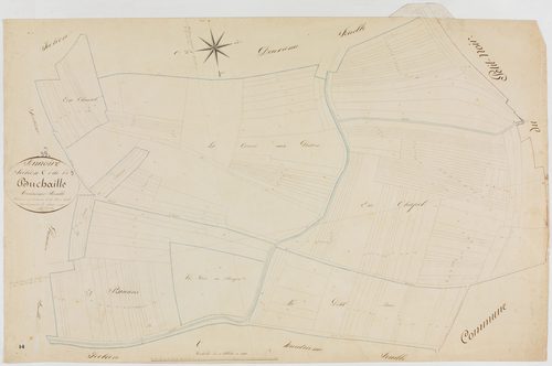 Annoire, section C, Buchaille, feuille 3.géomètre : Vermot Auguste