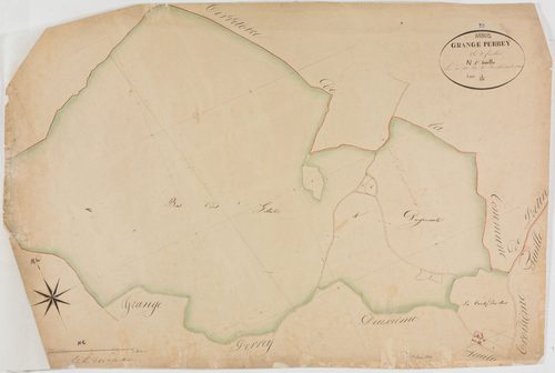 Arbois, section N, la Grange Perrey, feuille 1.géomètre : Bénier