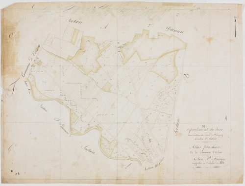 Arbois, section A, feuille 3. [1810] géomètre : [Tabey et/ou Perrard]