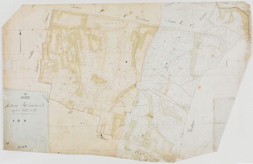 Arbois, section J, feuilles 1 et 2. [1810] géomètre : [Perrard et/ou Tabey]