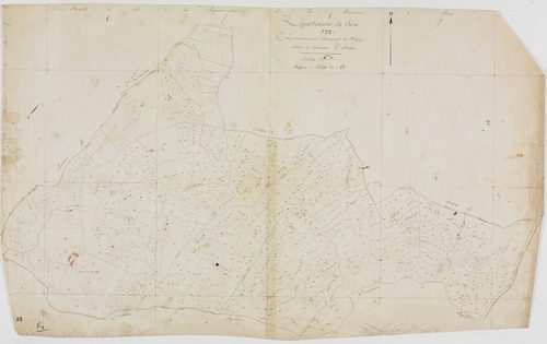 Arbois, section F, feuille unique. [1810]géomètre : [Perrard et/ou Tabey]
