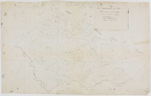 Arbois, section H, feuille 1. [1810]géomètre : [Perrard et/ou Tabey]